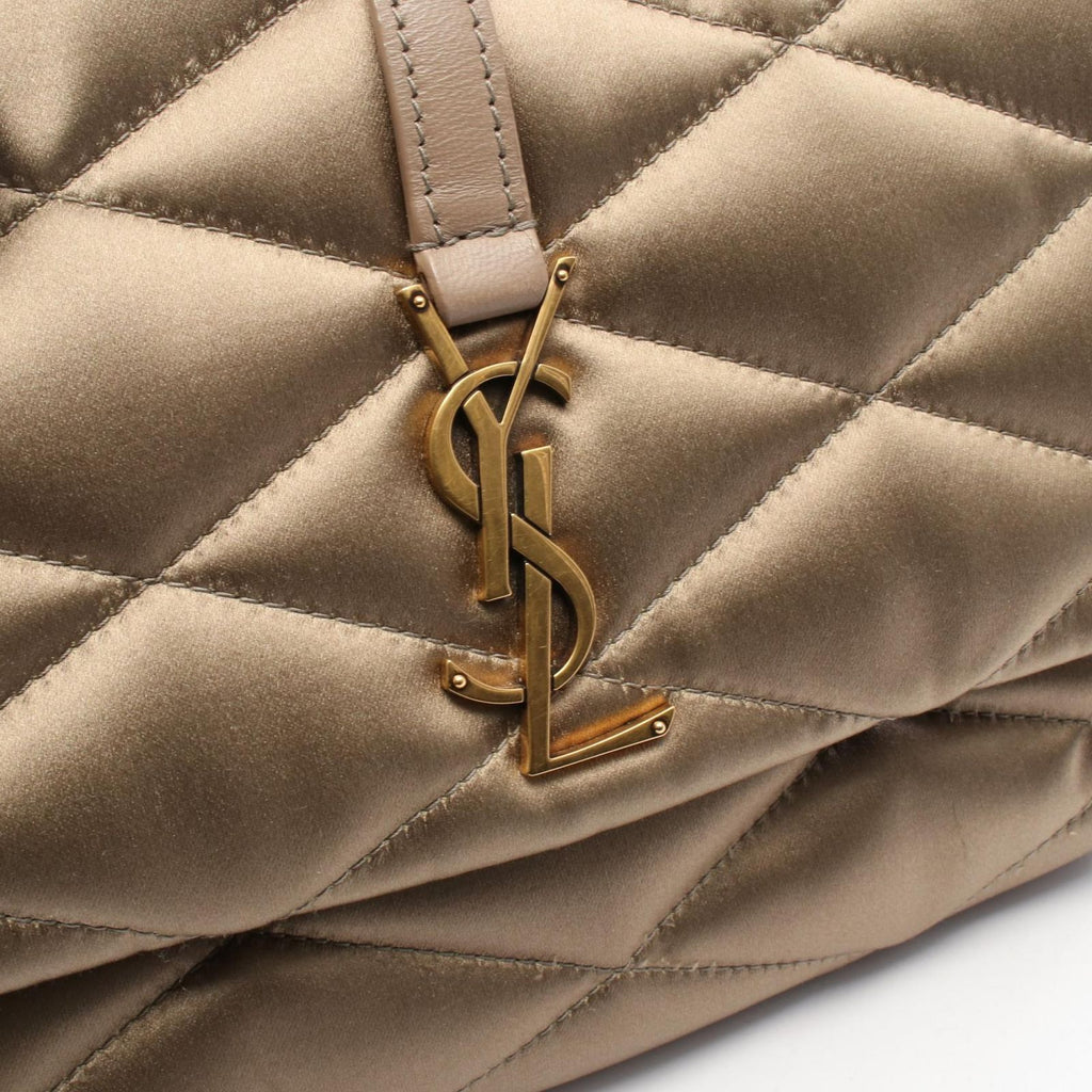 Saint Laurent Paris Shoulder Bag Blanc Fabric Leather le 57 — view 5