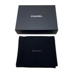 Chanel Card Case Coin Purse Quilted CC Logo Caviar Leather Black Gold — view 8