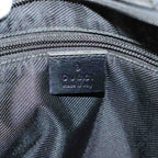 Gucci GG Canvas Shoulder Bag Leather Black — view 3