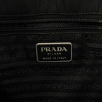 Prada Tote Triangle Plate Logo Nylon Black — view 5