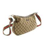Gucci Shoulder Bag GG Canvas Sherry Line Brown YT — view 2