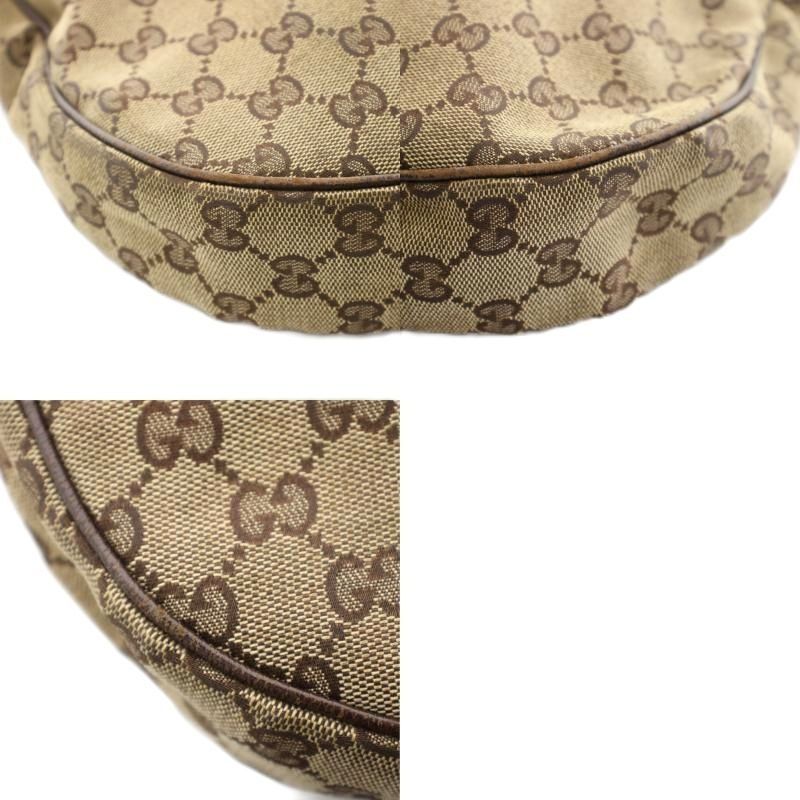 Gucci Shoulder Bag GG Canvas Sherry Line Brown YT — view 9