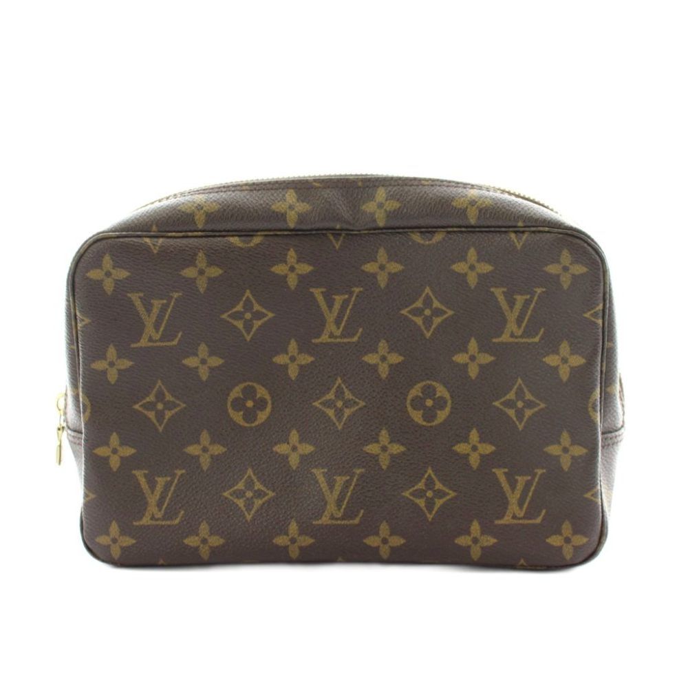 Louis Vuitton Monogram Trousse Toilet 23 Second Bag Brown