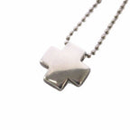Tiffany & Co Roman Cross Necklace 925 Sterling Silver Color YT — view 5