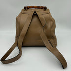 Gucci Bamboo Backpack Shoulder Bag Beige Brown — view 2