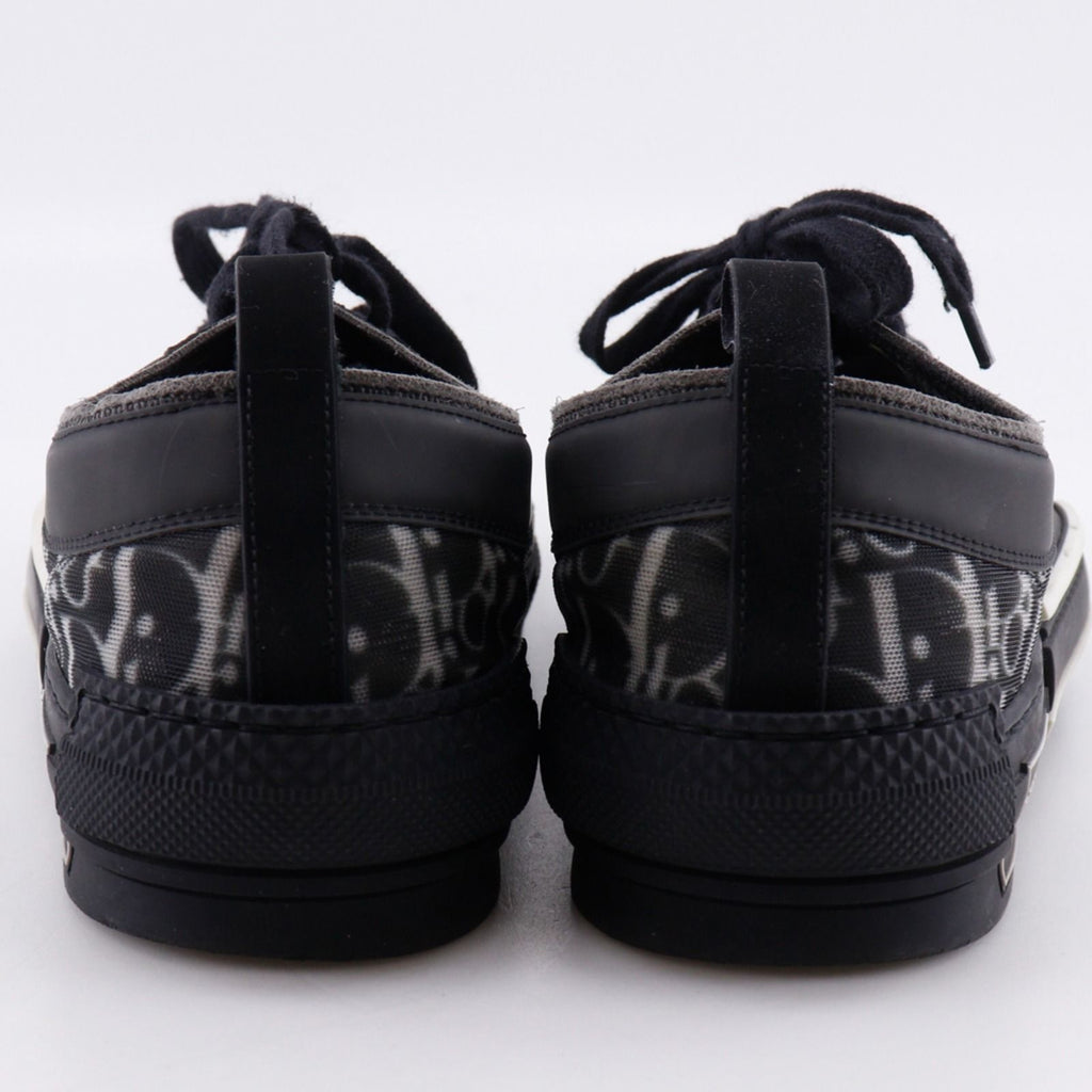 Dior Oblique Nylon Canvas Lava Black Sneakers — view 3