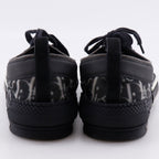 Dior Oblique Nylon Canvas Lava Black Sneakers — view 3