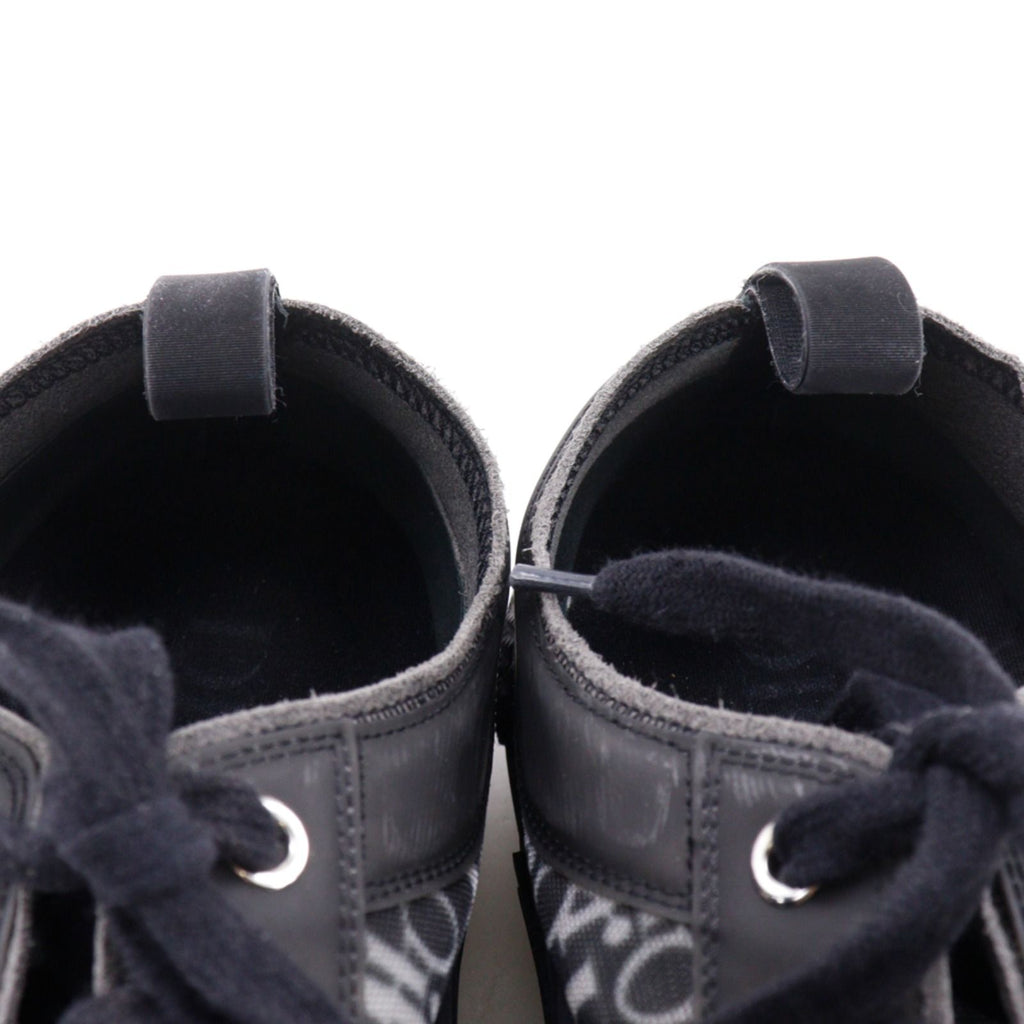 Dior Oblique Nylon Canvas Lava Black Sneakers — view 6