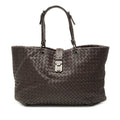 Bottega Veneta Intrecciato Tote Brown Leather