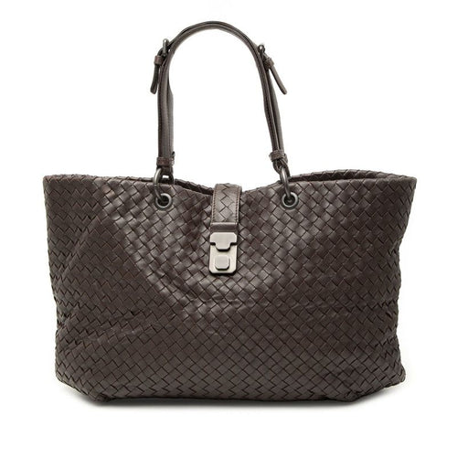 Bottega Veneta Intrecciato Tote Brown Leather