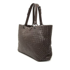 Bottega Veneta Intrecciato Tote Brown Leather — view 2