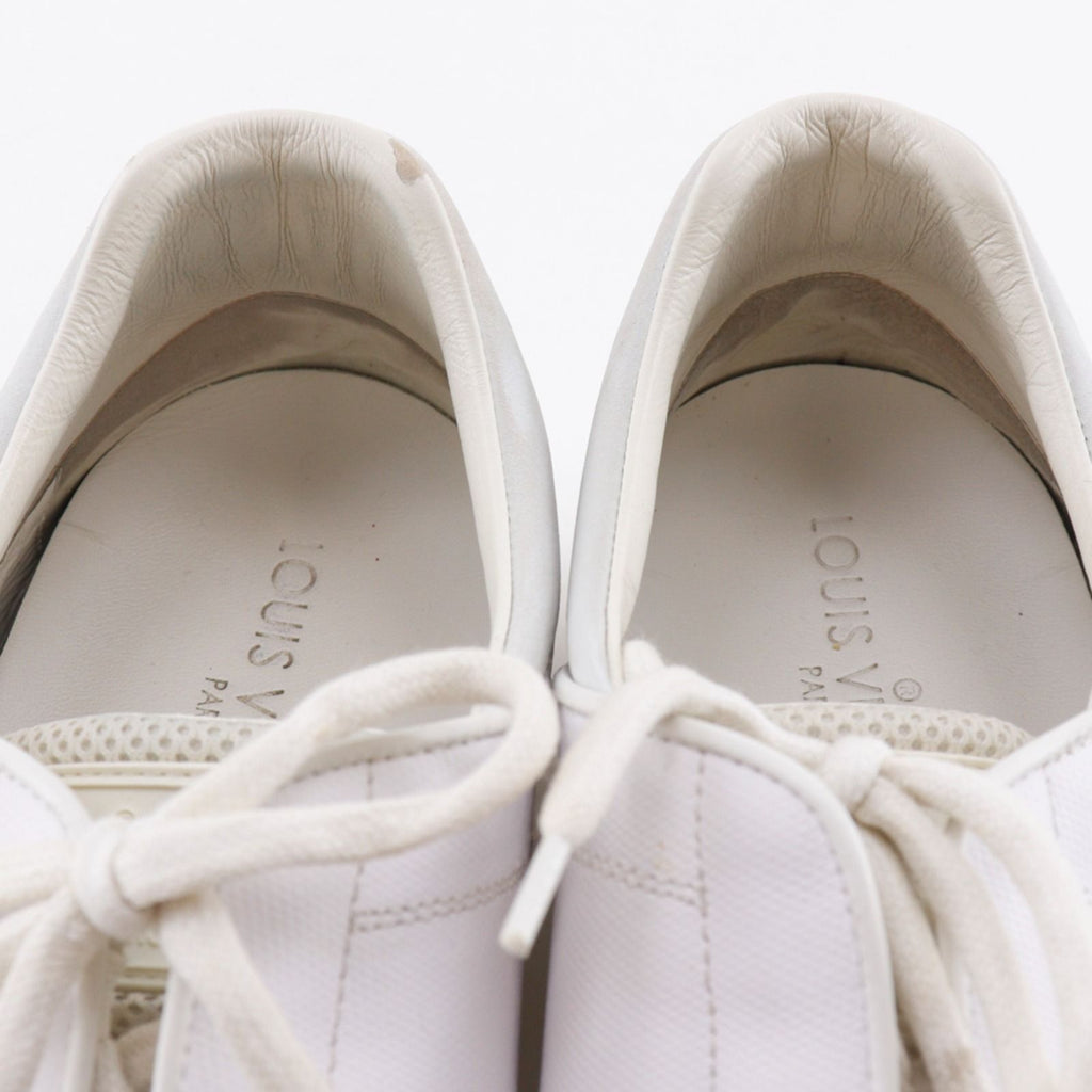 Louis Vuitton Leather White Sneakers — view 6