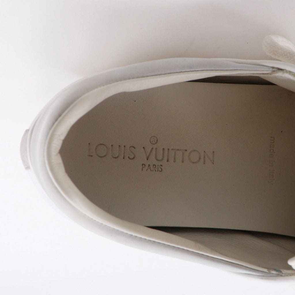 Louis Vuitton Leather White Sneakers — view 8