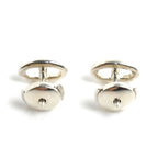 Hermes 925 Sterling Silver Chaine D'ancre Farandole TPM Earrings — view 4
