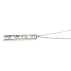 Tiffany & Co 18k White Gold Atlas Open Heart Necklace 41 cm — view 3