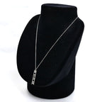 Tiffany & Co 18k White Gold Atlas Open Heart Necklace 41 cm — view 7
