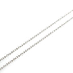 Tiffany & Co 18k White Gold Atlas Open Heart Necklace 41 cm — view 4