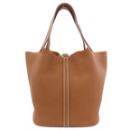 Hermes Picotin Lock Gold Silver Handbag Taurillon — view 2