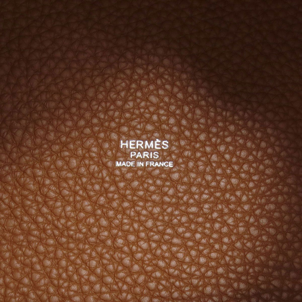 Hermes Picotin Lock Gold Silver Handbag Taurillon — view 6
