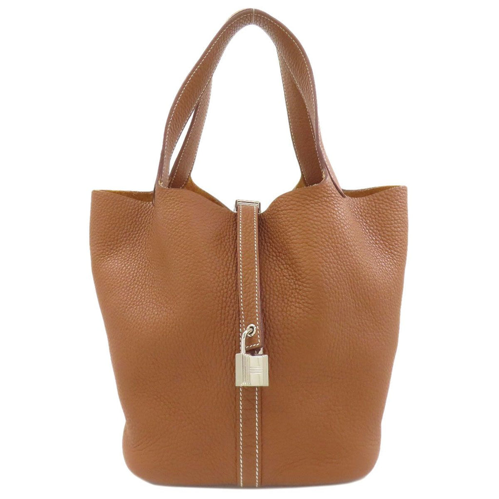 Hermes Picotin Lock Gold Silver Handbag Taurillon