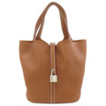Hermes Picotin Lock Gold Silver Handbag Taurillon