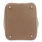 Hermes Picotin Lock Etoupe Silver Handbag Taurillon — view 4