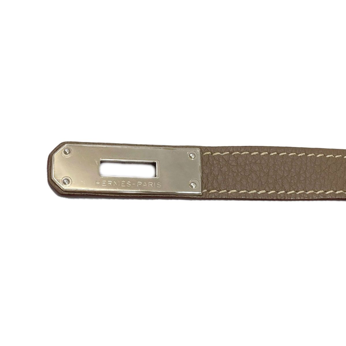 Hermes Birkin 35 Etoupe Silver Handbag Togo — view 8