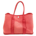 Hermes Garden Party TPM Silver Handbag Toile Officier