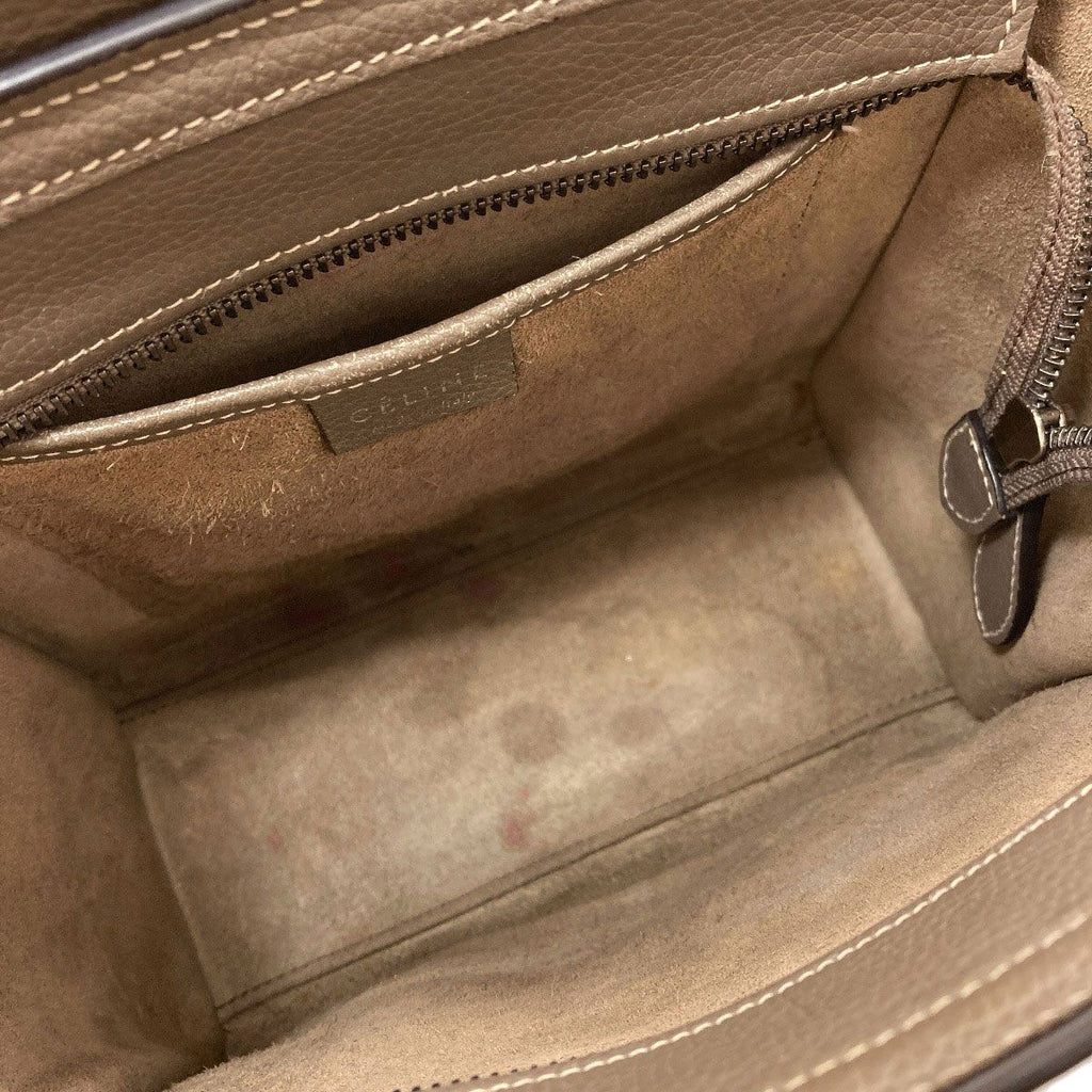 Celine Luggage Nano 2-Way Handbag Calf — view 5