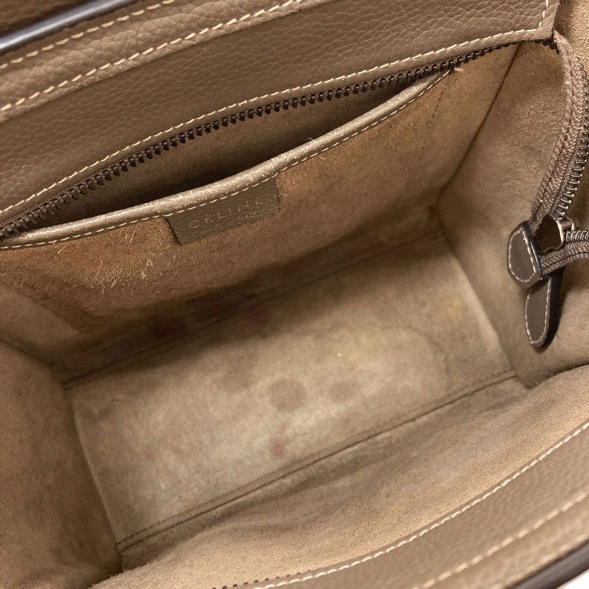 Celine Luggage Nano 2-Way Handbag Calf — view 5