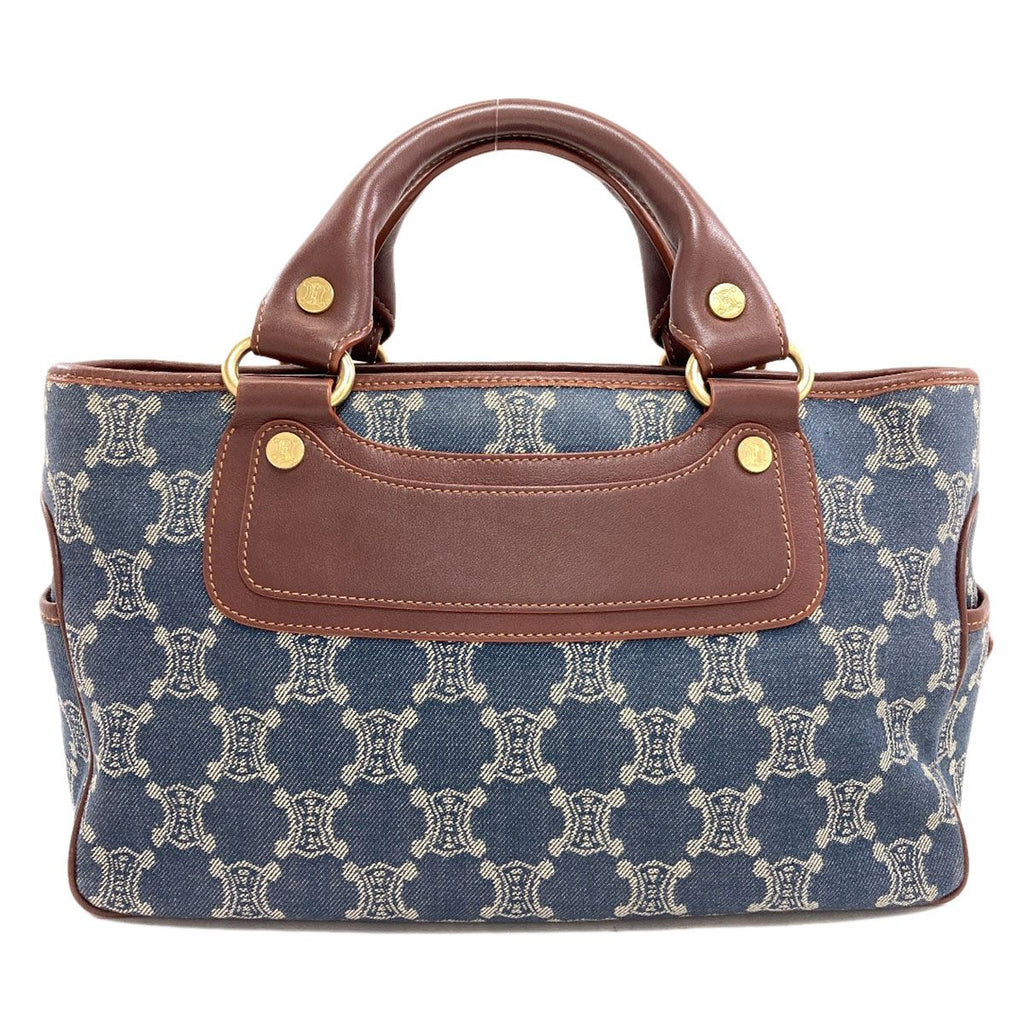 Celine Boogie Bag Handbag Denim Leather