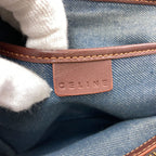 Celine Boogie Bag Handbag Denim Leather — view 6