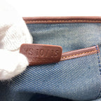 Celine Boogie Bag Handbag Denim Leather — view 7
