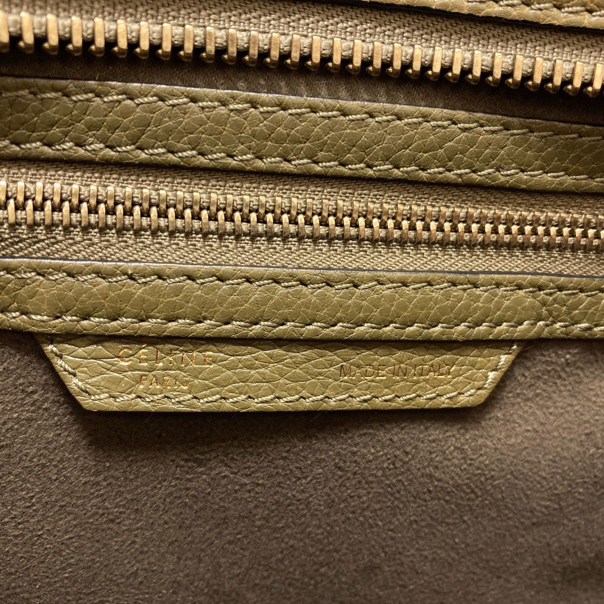 Celine Luggage Micro Handbag Calf — view 6