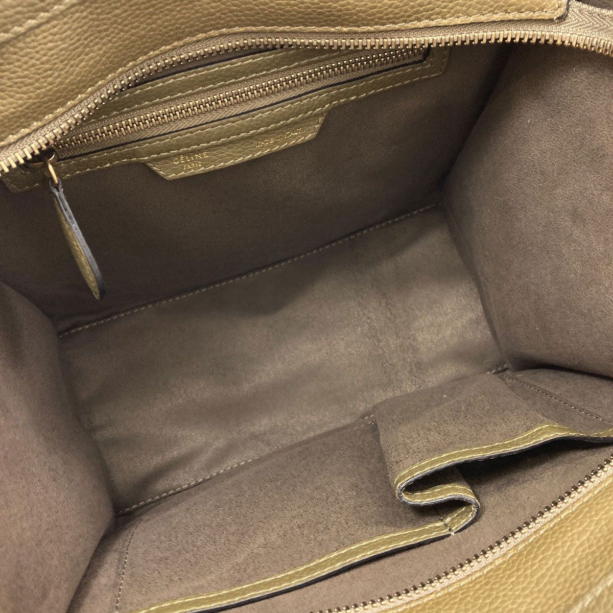 Celine Luggage Micro Handbag Calf — view 5