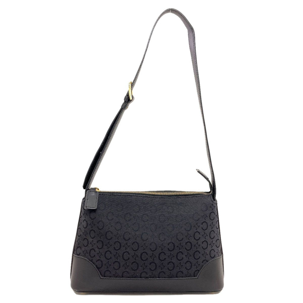 Celine C Saluki Shoulder Bag Canvas