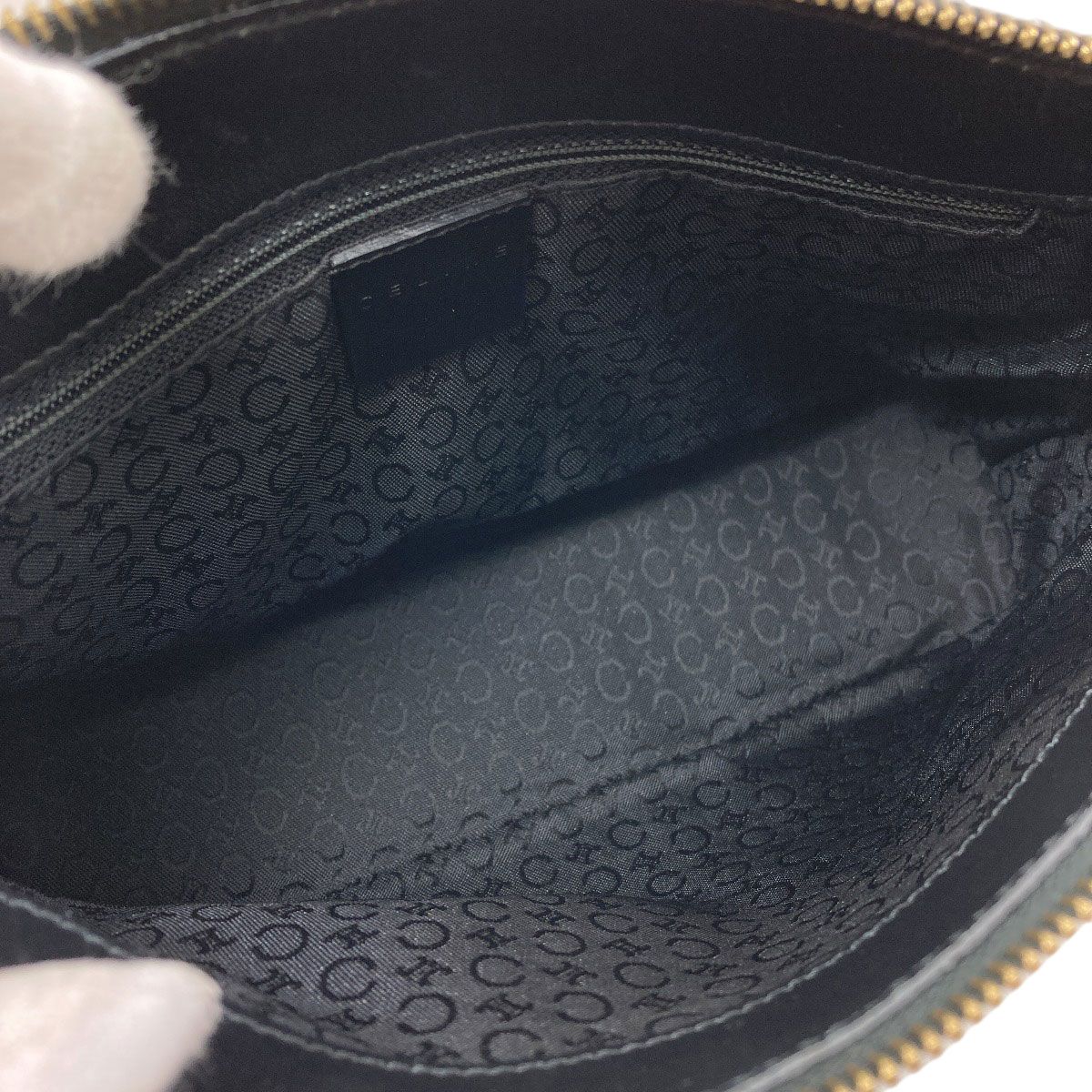 Celine C Saluki Shoulder Bag Canvas — view 5