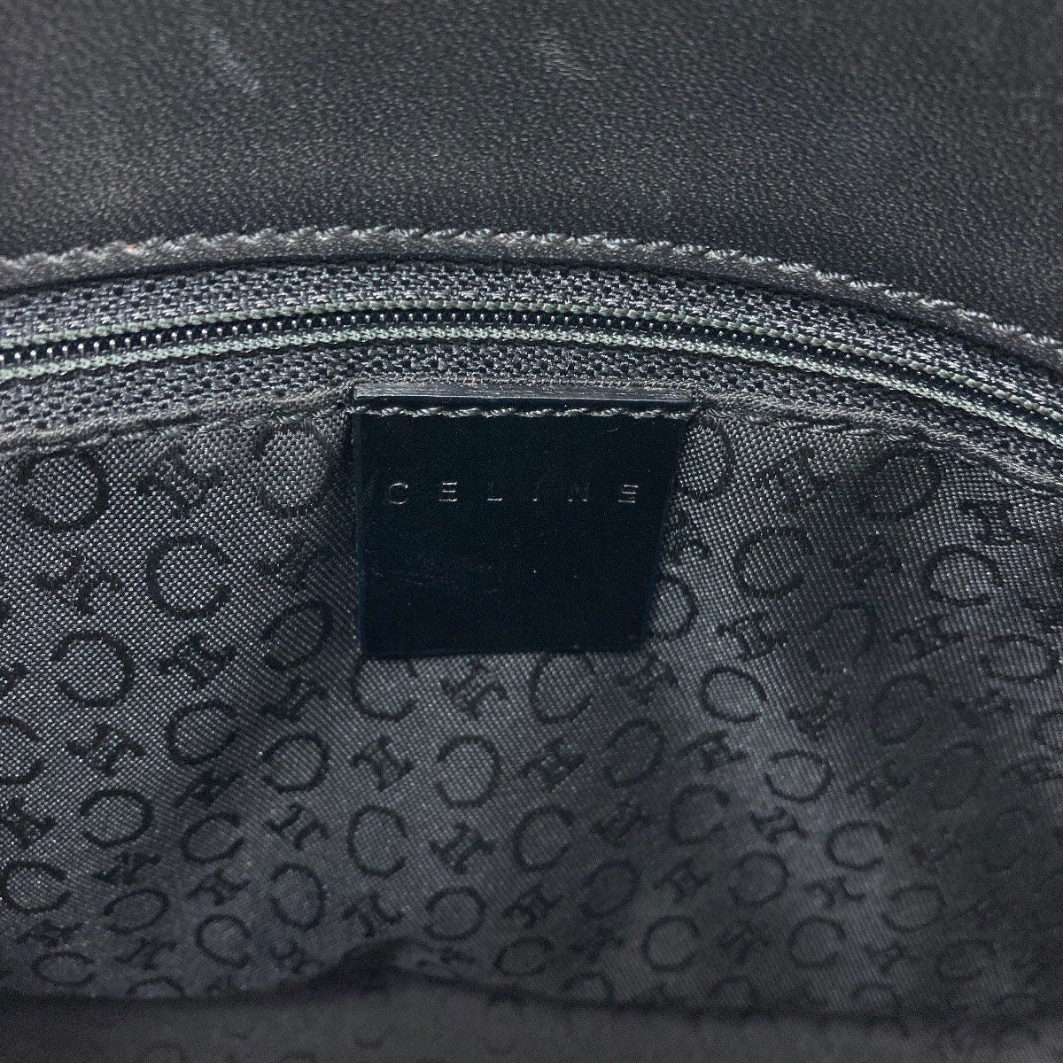 Celine C Saluki Shoulder Bag Canvas — view 6