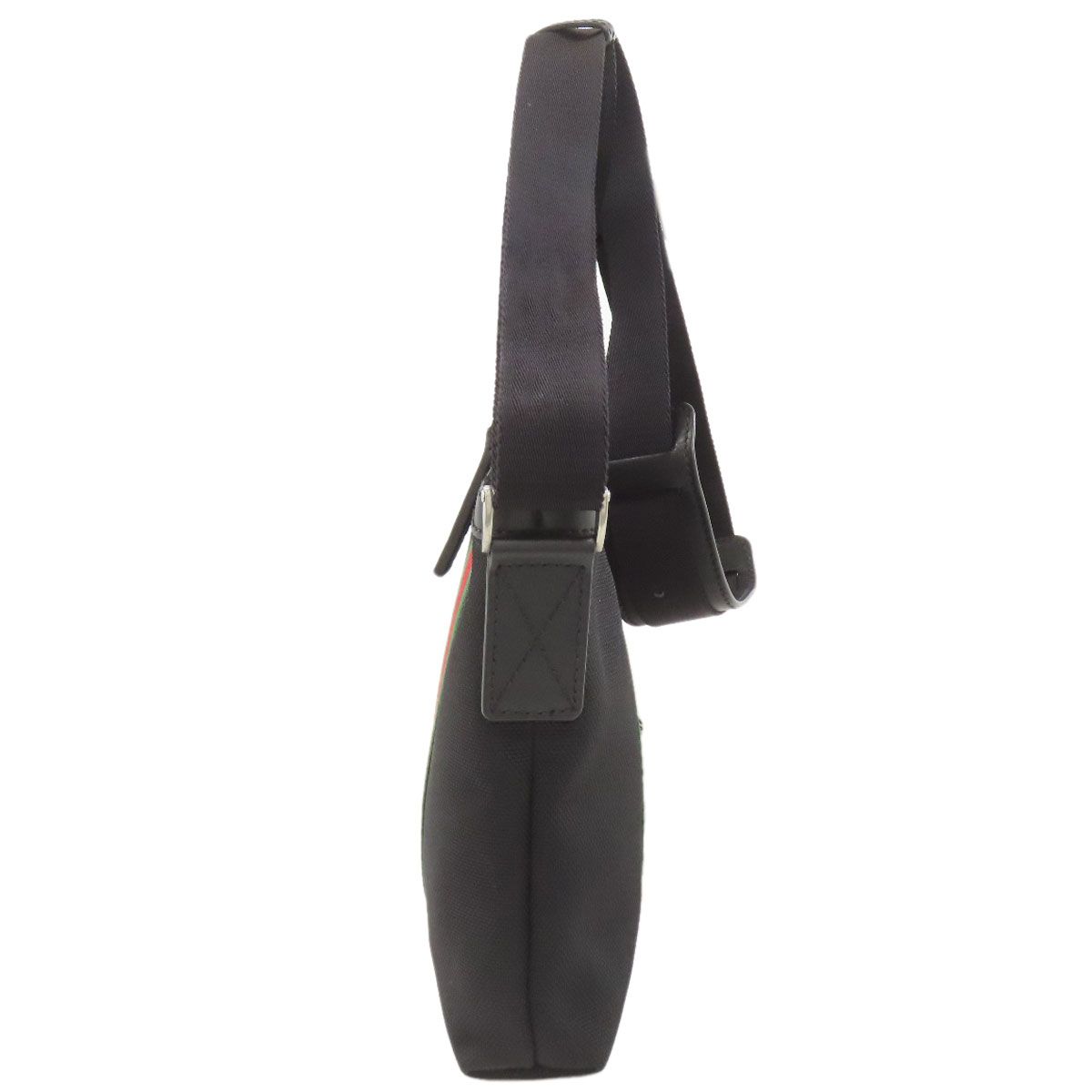 Gucci Long Shoulder Sherry Line Bag Canvas Leather — view 3