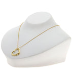 Tiffany & Co Open Heart Necklace 18k Yellow Gold — view 4