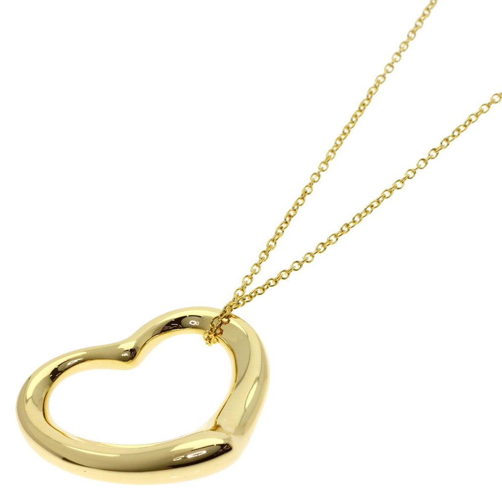 Tiffany & Co Open Heart Necklace 18k Yellow Gold
