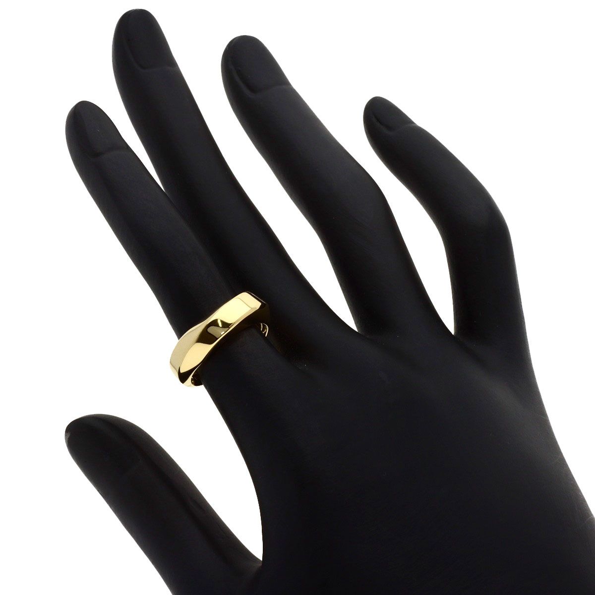 Tiffany & Co Knife Edge Ring 18k Yellow Gold — view 6