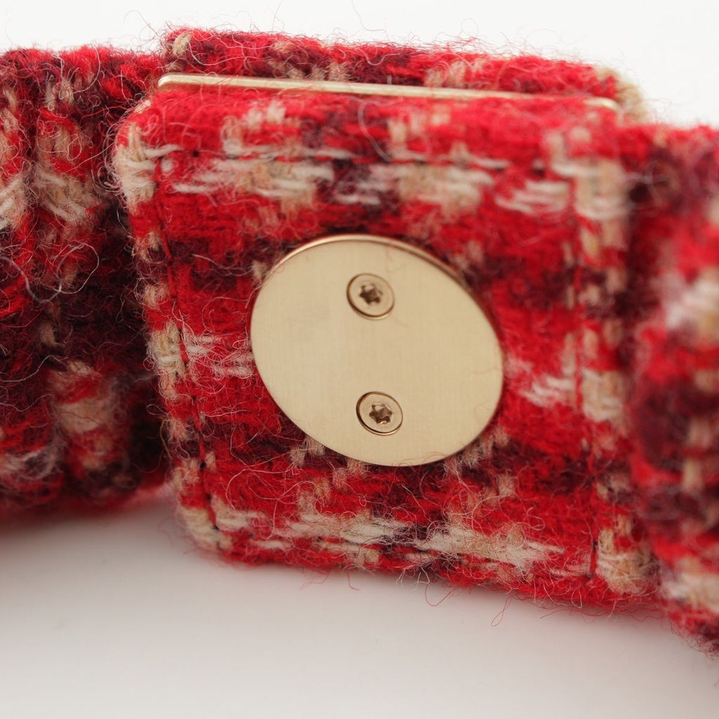 Chanel Tweed Turnlock CC Logo Belt — view 6