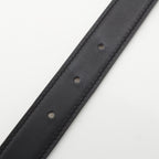 Hermes Molle Leather Reversible Belt Noir Etoupe 75 — view 5