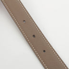 Hermes Molle Leather Reversible Belt Noir Etoupe 75 — view 9