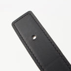 Hermes Molle Leather Reversible Belt Noir Etoupe 75 — view 6