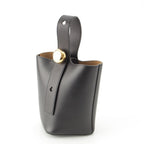 Loewe Pebble Bucket Mini 2-Way Handbag Black Gold — view 2