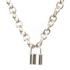 Tiffany & Co 925 Cadena Lock Chain Necklace Silver — view 2
