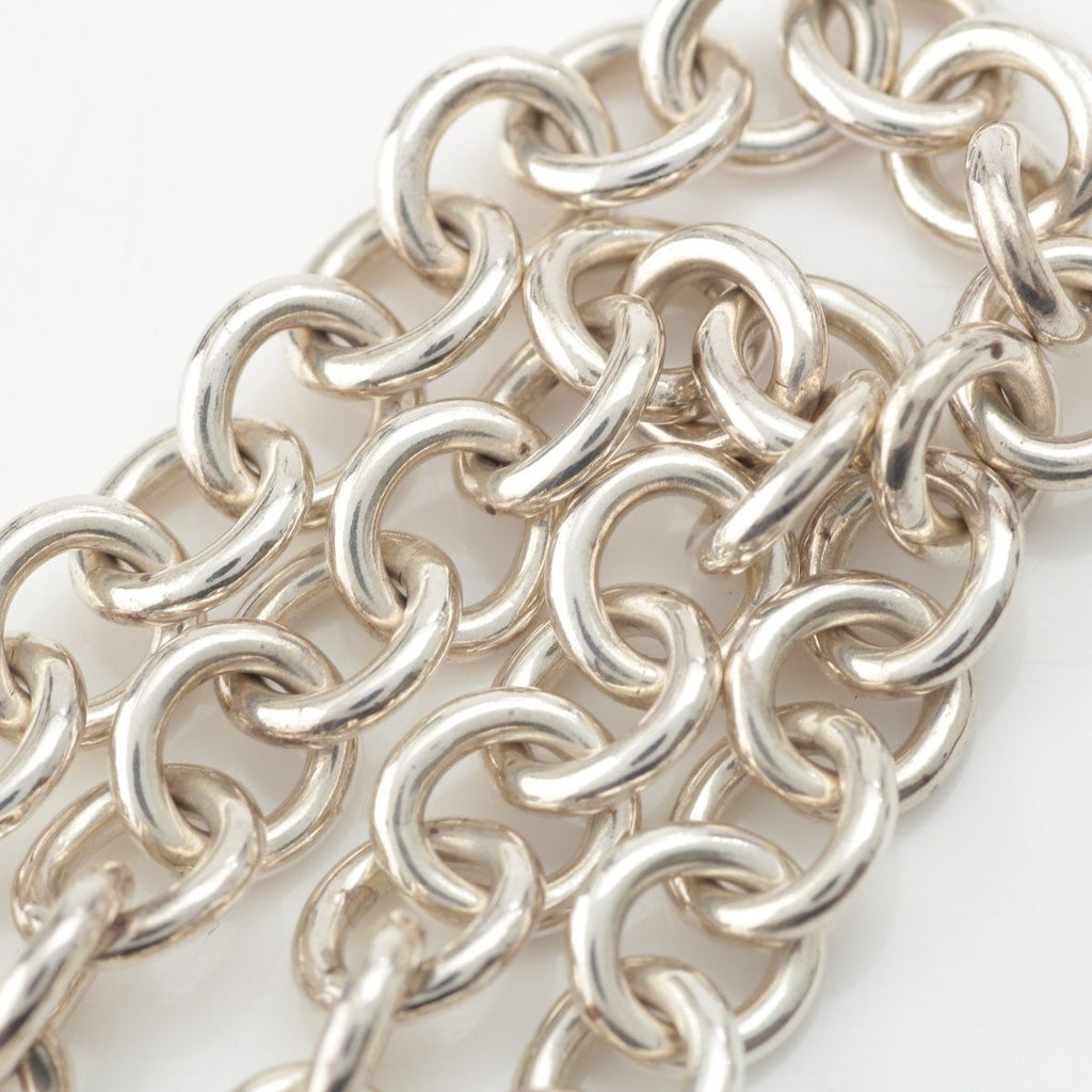 Tiffany & Co 925 Cadena Lock Chain Necklace Silver — view 6