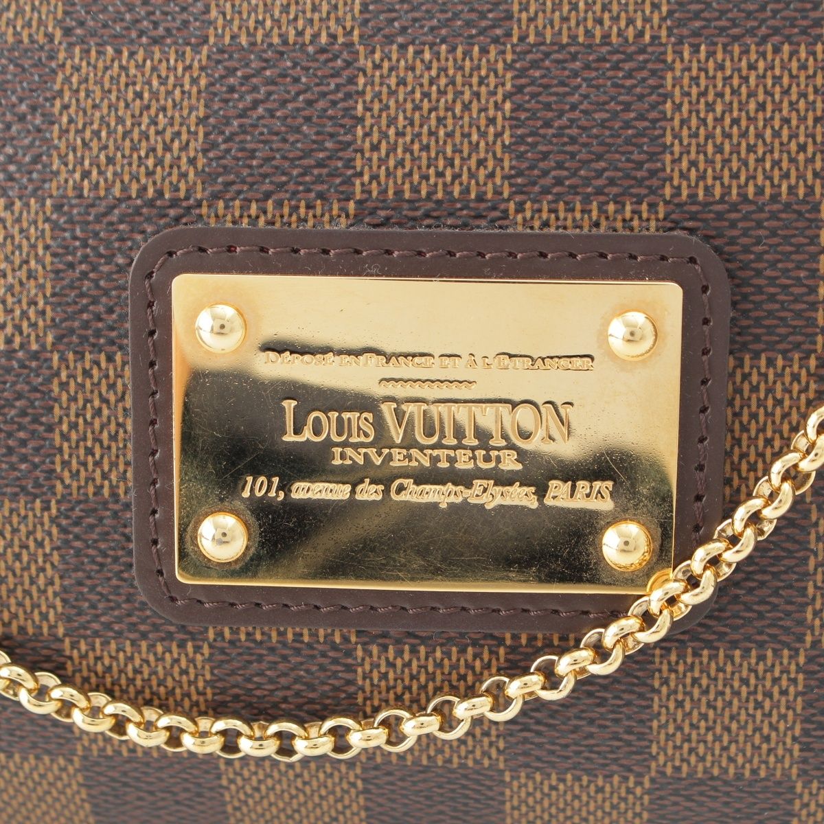 Louis Vuitton Damier Pouch Shoulder Bag Brown — view 7